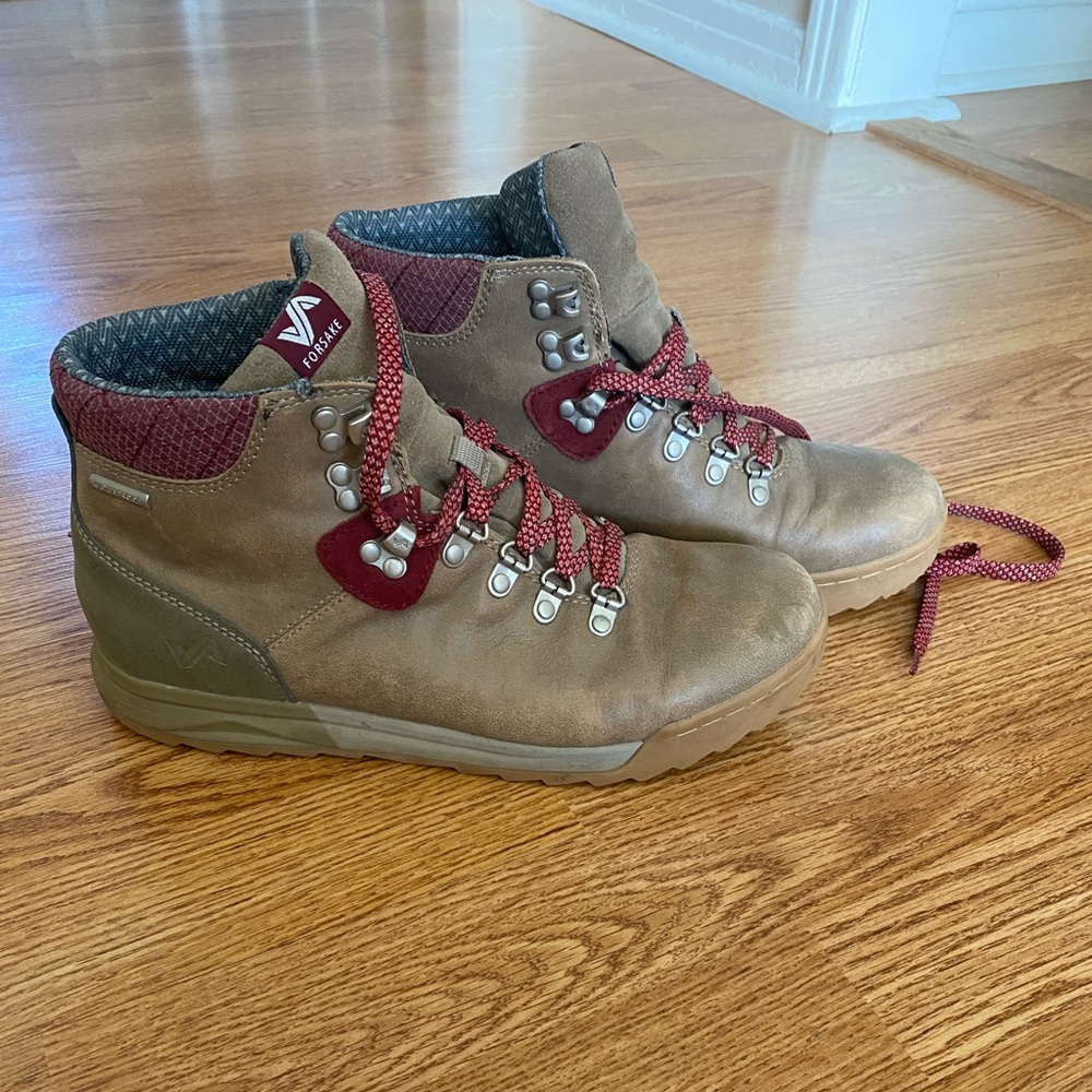 Forsake Patch Mid Brown hiking boots